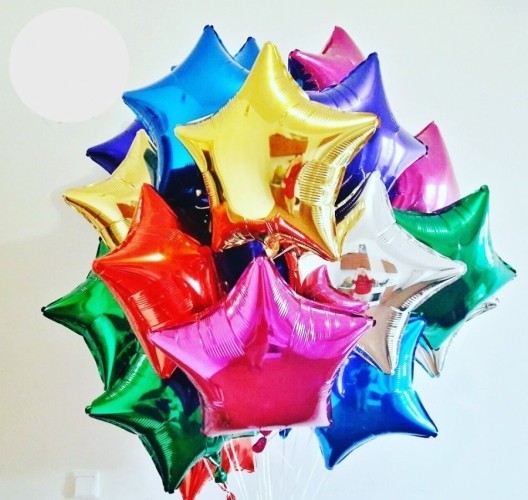 Шары звезды фольгированные Шары звезды фольгированные