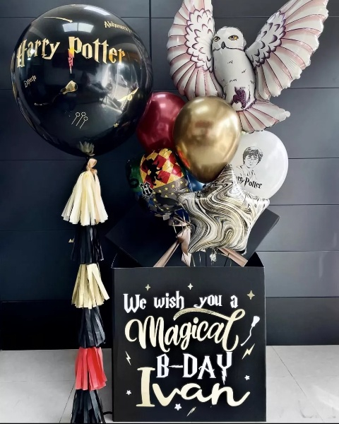 Коробка с шариками «Посылка из Хогвартса»
