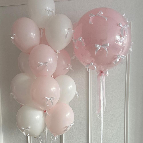 Розовые шарики на День Рождения